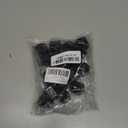 QKYS 20PCS Lug Nut Covers, Rust-Proof Black Hex LugNut Covers with Removal Tool, Wheel Nuts Caps for Wheel Bolts Protection and Decoration, Wheel Bolts Accessories for Cars SUVs (21mm)