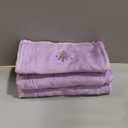 Peryiter 6 Pack Cotton Purple Lavender Bath Towels Set Christmas Towels for Bathroom, Soft and Absorbent, Contains 2 Bath Cloth, 2 Hand Cloth and 2 Washcloths