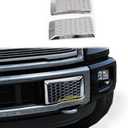 Front Bottom Bumper Moulding Chrome Cover trims Kit for 2015 2016 2017 Ford F150 F-150 Accessories