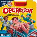 Operation Electronic Board Game with All-in-One Carrying Case | 2 Ways to Play | Ages 6+ | 1+ Players | 10 Mins. | Fun Kids Games