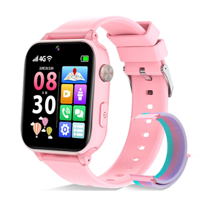 Ucani 4G Kids Smart Watch Boys Girls, Kid GPS Tracker Watch Phone Video Call Wifi Position School Mode Pedometer SOS Games, Birthday Toy Gifts for 6-12 Years Old, Pink Visit the Ucani Store