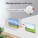 10 Pack Acrylic Fridge Magnetic Frame, 2.36x3.54 Inch Double-Sided Refrigerator Magnet Picture Frames, Acrylic Photo Picture Frames, Clear Fridge Magnetic Photo Frame for Mini Instant Photos