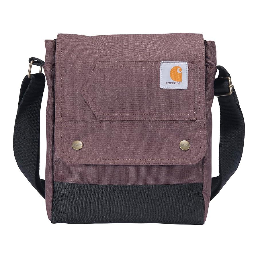 Carhartt Legacy Women’s Cross Body Carry All, Wine (Without One Snap Closure)