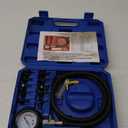 Oil Pressure Tester Kit | 0-140 PSI Engine Cylinder Oil Pressure Diagnostic Tester Tool Set with Hose Adapters for Cars ATVs Trucks Use
