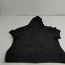 andy & natalie Women's Stand Collar Zip up Long Sleeve Jacket with Pockets Running Sweatshirts Jackets XXL