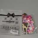 BQUBO 36 Pcs Toddler Hair Ties Clips for Girls Cute Hair Accessories Baby Sequins Butterfly Ties Clips Colorful Snap Hairpins Rubber Bands for Baby Toddler Girls Kids