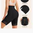 Women's Tummy Control Shapewear Shorts - High Waisted Butt Lifting Seamless Body Shaper Panties Everyday Wear Size Large