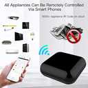 MoesGo WiFi RF IR Universal Remote Controller TV Air Conditioning Smart Home Blaster Infrared RF Appliances Tuya/Smart Life App,Voice Control Alexa Google Home