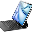 ESR iPad Air 13 Inch Case Keyboard (M3/M2, 2025/2024) & iPad Pro 12.9 inch (6th/5th/5th/3rd) Magic Keyboard, EasySet Floating Cantilever Stand, Precision MultiTouch Trackpad, Rebound Series, Black