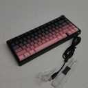 AULA F99 Pro Wireless Mechanical Keyboard with Knob,Tri-Mode BT5.0/USB-C/2.4GHz Hot Swappable Keyboard,Pre-lubed Switches,RGB Backlit Computer Gaming Keyboards (With Knob-Gradient Pink)