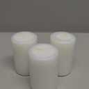 Mega Candles 3 pcs Unscented Solid White Pillar Candles, Hand Poured Premium Wax Candle 2 Inch x 3 Inch, Home Dcor, Spas, Weddings, Occasions, Party, Centerpieces, Holidays, Vigils, Prayers