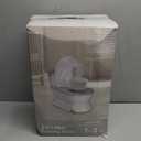 2-in-1 Toddler Potty Training Toilet - Larger Potty Chair & Detachable Training Seat for Boys & Girls Ages 1-3 with Flushing Sound, Wipes Storage, Toilet Paper Holder - Pink