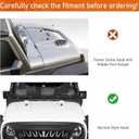 Hooke Road Hood Protector for 2007-2018 Jeep Wrangler JK & JKU 2/4 Doors