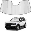 Windshield Sun Shade Compatible with Ford Bronco Sport, Only Fit for 2021-2023 Ford Bronco Sport, Part Number VM1PZ-78519A02-A for Windshield Front Window Sunscreen UV Shield