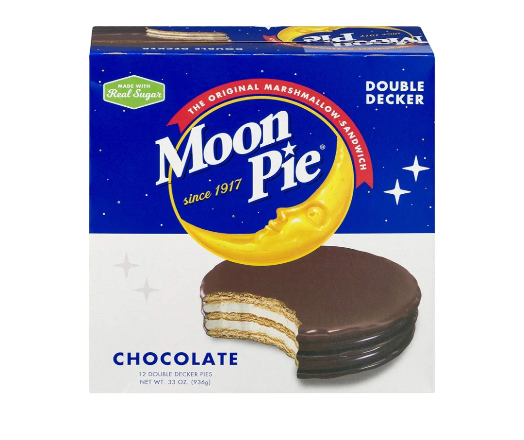 MoonPie Double Decker, Chocolate, 2.75 oz, 24 Count Pack