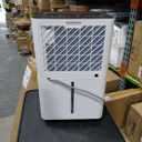 Dehumidifiers for Home, Front Humidity Value Display&Quiet Dehumidifier for Basement, Bedroom, Bathroom, with Drain Hose, 1.13 Gallon Water Tank