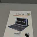 Universal Tablet Case with Keyboard for 9",9.7",10.1",10.2",10.4",10.5",10.9",11" Tablets, with Removable 7 Color Backlit Bluetooth Keyboard for iPad, Samsung, Pixel, Other Tablet