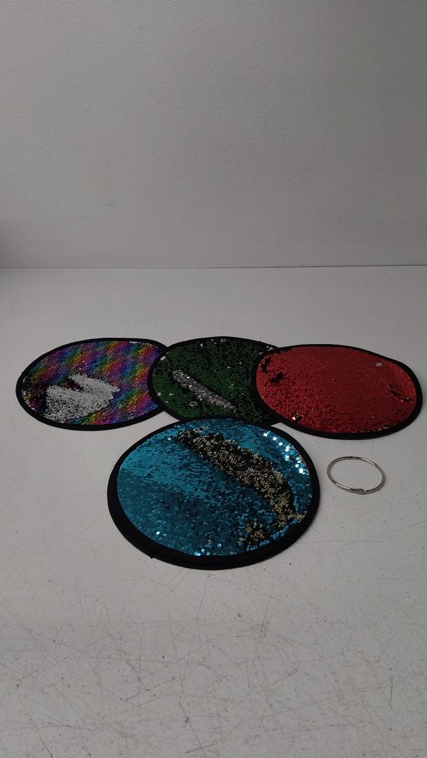 Set Round Sensory Mini Mats Textured Sensory Tiles - Sensory Toys for Autistic Children, Babies and Toddlers with Sensory Issues - Tactile Sensory Walls Sensory Mats for Fidgeting Activity (Round), 5 Pcs