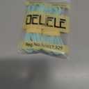 DELELE Flat Shoe Laces for Sneakers: 6/25 inch Narrow Athletic Shoelaces 2 Pair (12 Fruit Green)