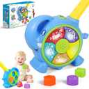 Baby Toy for 6 12 18 Months, Musical Toys for Infant 6 7 8 9 10 11 12 Months, Christmas Birthday Gifts for Toddler, Early Learning Educational Toy with Light Sound for Kids 1 2 3 Year Old Boys Girls