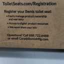 Bemis Slow Close Round Toilet Seat, Easy Clean Hinges, White
Lid never slams, quick-release for deep cleaning, durable plastic, 730SLEC