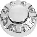 1PC Chrome Wheel Center Cap Compatible with Dodge Ram 2500 3500 SRW 2019-2024 Single Steel Wheel Replaces 6PG02SZ0AB, 6PG02SZ0AC Front/Rear