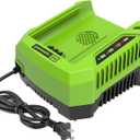 Greenworks PRO 80V Lithium Ion Single Port Rapid Battery Charger GCH8040