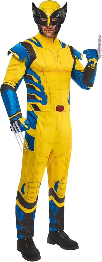 Rubies RUBIES France Deguisement Adulte Wolverine Deadpool 3 (Small, Yellow), S