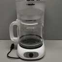 MUELLER HOME 12-Cup White Coffee Maker - Borosilicate Carafe, Auto-Off, Reusable Filter, Anti-Drip, Keep-Warm Function, Clear Water Level Window, White Kitchen Accessories