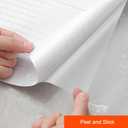 Kitchen Transparent Peel and Stick Contact Paper Easy Clean Waterproof Oil-Proof Kitchen Backsplash Tiles Cabinets Furniture Protection Clear Contact Paper(15.7X394 Inches)