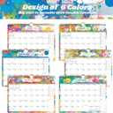 3 x Calendar 2025-2026, 18 Months Wall Calendar July 2025 to Dec 2026 Calendar with Julian Dates, 11" X 8.5" (Colorful)