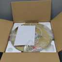 Flush Mount Ceiling Light Fixtures, 2-Light Gold Ceiling Mount for Farmhouse with Seeded Glass Lampshade, Industrial Flush Mount Light Fixture Farmhouse for Hallway, Kitchen, Entryway and Foyer