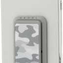 HANDL New York Phone Grip & Stand  Multifunctional Finger Holder with Strong Adhesive, Wireless Charging Compatible  Sleek Camo Design for iPhone, Samsung & All Smartphones (White)