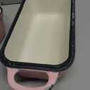 9 x 5 Inch Bread Pan Enameled Cast Iron Loaf Pan with Lid for Baking, 2 in 1 Non-stick Sourdough Bread Loaf Pan for Homemade Bread, Oven & Stovetop Safe for Gas, Electric & Induction, Pink