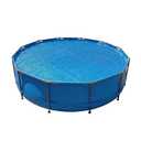 Solar Pool Cover 16mil,12ft for inground Pools and Above Ground Pools,Thickened and Durable, Heated and Insulated,Pool Safety Protection