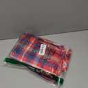 Horaldaily 4th of July Tablecloth 60104 Inch Rectangular, Buffalo Plaid Red Blue Independence Day Washable Seasonal Table Cover for Party Picnic Dinner Decor