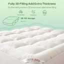 BEDLORE Twin Mattress Topper Viscose Derived from Bamboo, Thick Pillow Top Mattress Pad with Stretchable Pockets for 6-15 inches Mattress, Soft Breathable Mattress Topper for Back Pain Relief