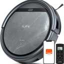 ILIFE V5s Max Robot Vacuum, 4000Pa Max Suction Power, 2.4G WiFi/App/Alexa/Remote Control, Self-Charging Robotic Vacuum Cleaner, for Hard Floors Carpets and Pet Hair
