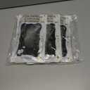 Black Fringe Curtain Party Streamers 5Pcs Foil Fringe Backdrop Curtains Wave Tinsel Streamers Black Party Decorations Door Streamers for Birthday Wedding Bridal Shower Halloween Decor