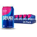 Zevia Zero Sugar Soda, Cherry Cola, 12 oz Cans (24-Pack) Naturally Sweetened, Non-GMO Project Verified, Gluten-Free, Vegan, BBD  01/26/2027