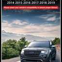 Vent Shades Rain Guards for Ford Explorer 2011 2012 2013 2014 2015 2016 2017 2018 2019 Accessories, for Ford Explorer Window Deflectors Window Visors