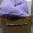 Electric Heated Blanket King Size 90"x100" - Dual-Sided with Microplush & Sherpa Fabric, 4 Heat Settings & 10 Hours Auto Off, Dual Controller, Machine Washable - Light Purple