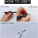 2 x EBOT Acrylic Paint Pen White Black, 6 Pack Black Paint Markers for Rock Wood Fabric Plastic Leather Glass Stone Metal Canvas,Water-Based Acrylic Paint Sets