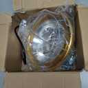 FHTONGE Waterproof Explosionproof Chicken Coop Heater Lamp, 300W/600W Adjustable Hanging Aluminum Livestock Heat Lamp, Halogen Heated Light for Reptile Poultry Brooder Outdoor Rabbit Dog Whelping Box