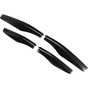 4pcs Car Roof Rack Side Rails End Cover Cap Compatible for Lexus RX350 RX400h RX330 2003-2009, Durable Plastic Black Cargo Rack Legs Protection Durable Material