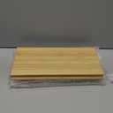 Sofa Arm Tray,Bamboo Folding Couch Arm Tray,Sofa Armrest Trays with Anti-Slip Pad for Drinks,Snacks,Phone,Remote ControlNatural (18.9*13)