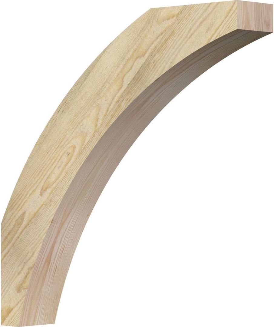 Ekena Millwork BRC04X24X24THR00RDF 4"W x 24"D x 24"H Thorton Rough Sawn Knee Brace, Douglas Fir