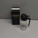 TrendPlain 16oz/470ml Glass Olive Oil Sprayer for Cooking  2 in 1 Olive Oil Dispenser Bottle for Kitchen Gadgets and Air Fryer Accessories, Salad, BBQ - Black