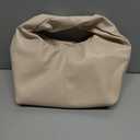 Verdusa Women's Ruched Hobo Mini Handbag Clutch Purse Dumpling Pouch Bag