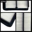 17220-RRA-A00 Engine Air Filter and 80292-SDA-A01 Cabin Air Filter Set Fit For 2006-2011 Civic 2.0L, 2007-2011 Acura CSX 2.0L